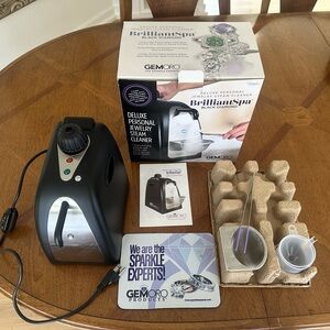 GemOro Black Jewelry Steam Cleaner